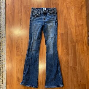 BKE Dark Blue Bootcut Kids Jeans- 14L